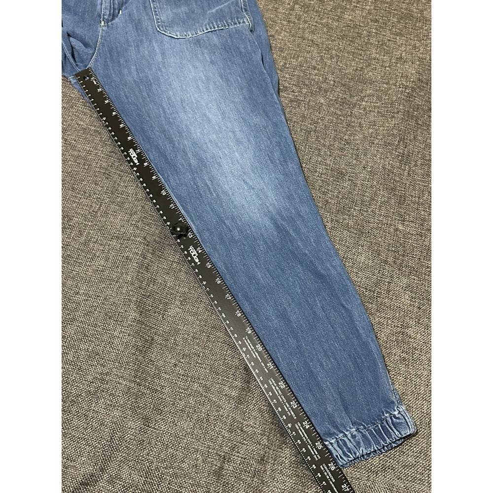 Signature by Levi Strauss & Co Women's Size XL Everyday Jogger Blue Denim Pants - Picture 4 of 9